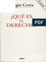 Qué Es El Derecho - Sergio Cotta PDF