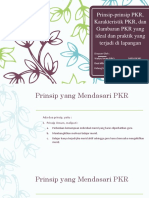 Prinsip-Prinsip PKR, Karakteristik PKR, Dan Gambaran