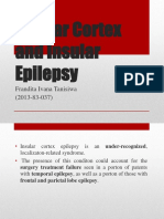Insular Cortex and Insular Epilepsy: Frandita Ivana Tanisiwa (2013-83-037)