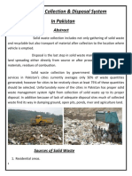 Solid Waste Collection & Disposal System in Pakistan