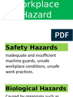 Types of Workplace Hazard
