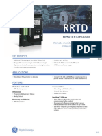 Remote Monitoring of RTD's For Metering and Protection
