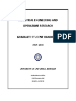 IEOR Graduate Student Handbook 2017-2018