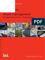 Asset Management: BS ISO 55001:2014