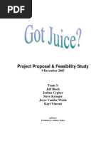 Project Proposal & Feasibility Study: 9 December 2005