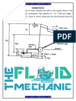 Fluid Mechanics - Pump-Pipeline System Analysis & Design - Solved Examples