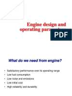 Engine Design and Operating Parameters
