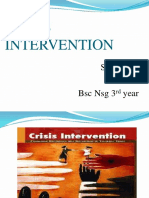 Crisis Intervention: Sarina Giri Roll No:9 BSC NSG 3 Year