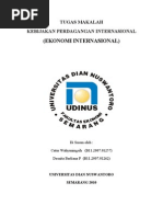 Download Tugas Makalah Kebijakan Perdagangan Internasional by Dee Zee SN38296892 doc pdf