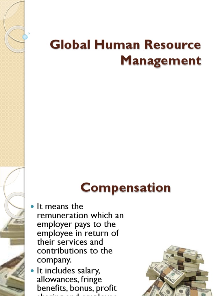 Global Human Resource Management | PDF | Performance Appraisal | Salary