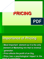 Pricing