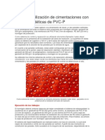 Impermeabilización de Cimentaciones Con Láminas Sintéticas de PVC