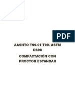 AASHTO T99 (Proctor Estandar)