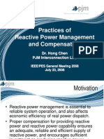 Practices of Reactive Power Management and Compensation: Dr. Hong Chen PJM Interconnection LLC