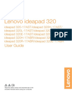 Lenovo Ideapad 320: User Guide