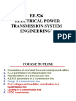 EE-526 "Electrical Power Transmission System Engineering"