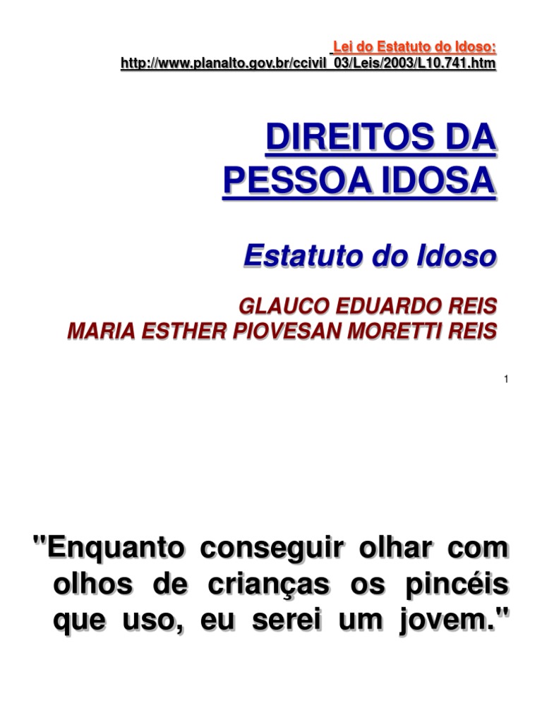 Direitos do Idoso no Brasil | PDF | Discriminação | Terceira idade