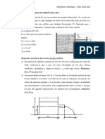 Lista de Exercicios Orificios - 2011