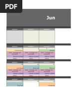Social Media Content Calendar MSME