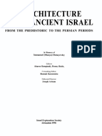 Aharon, Reich, Ronny Kempinki The Architecture of Ancient Israel From The Prehistoric To The Persian Periods 1992 PDF