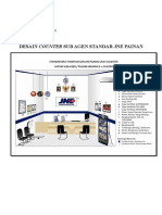 Desain Counter Agen Standar Jne Bogor