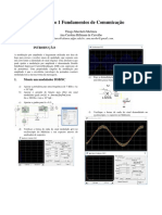 Relatório 1 Fundamentos de Comunicação