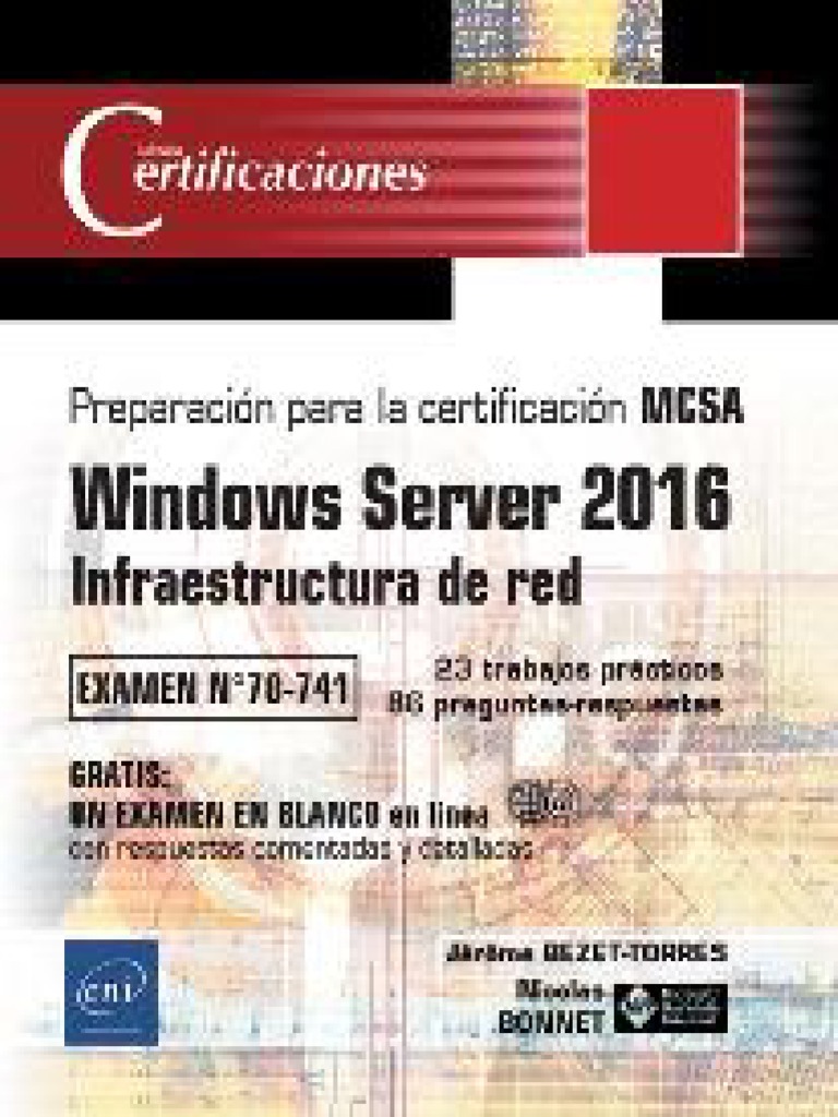 Windows Server 2016 - MCSA 70-741 Infraestructura de Red | PDF ...