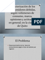 Análisis Multivariado de La Caracterización de Los Consumidores