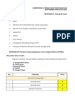 Borang Soal Selidik (Penilaian Kendiri)