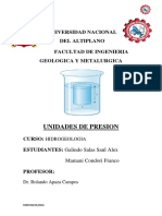 Unidades de Presion Informe