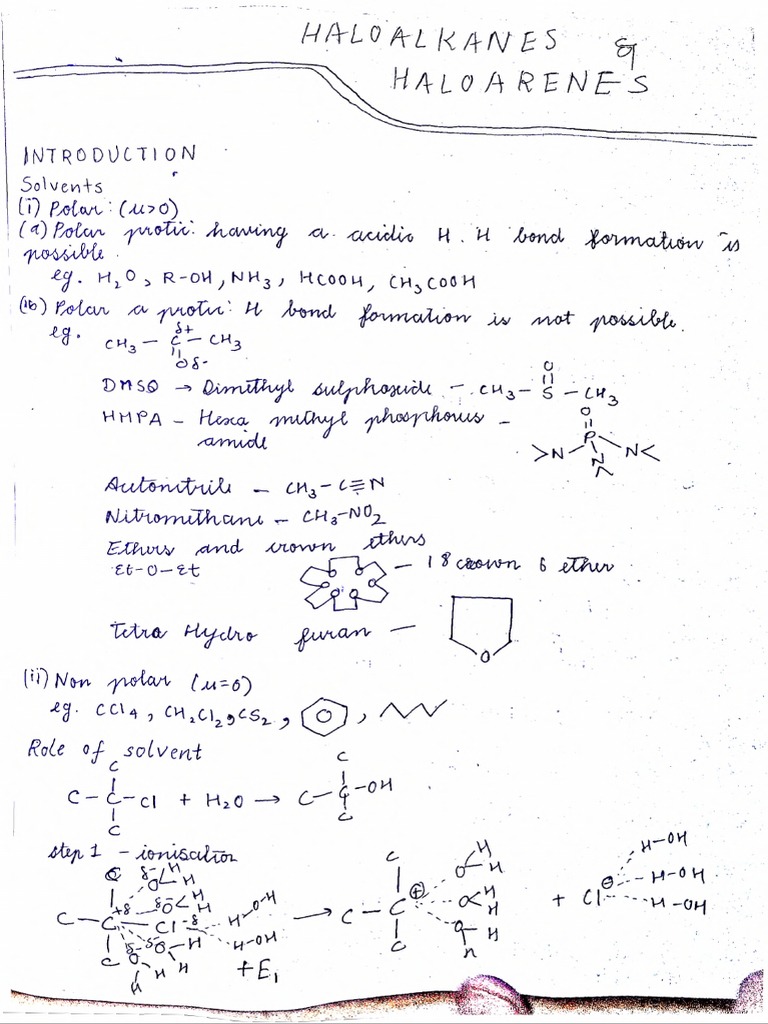 Organic Chemistry Notes For Jee and Neet | PDF
