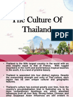 The Culture of Thailand