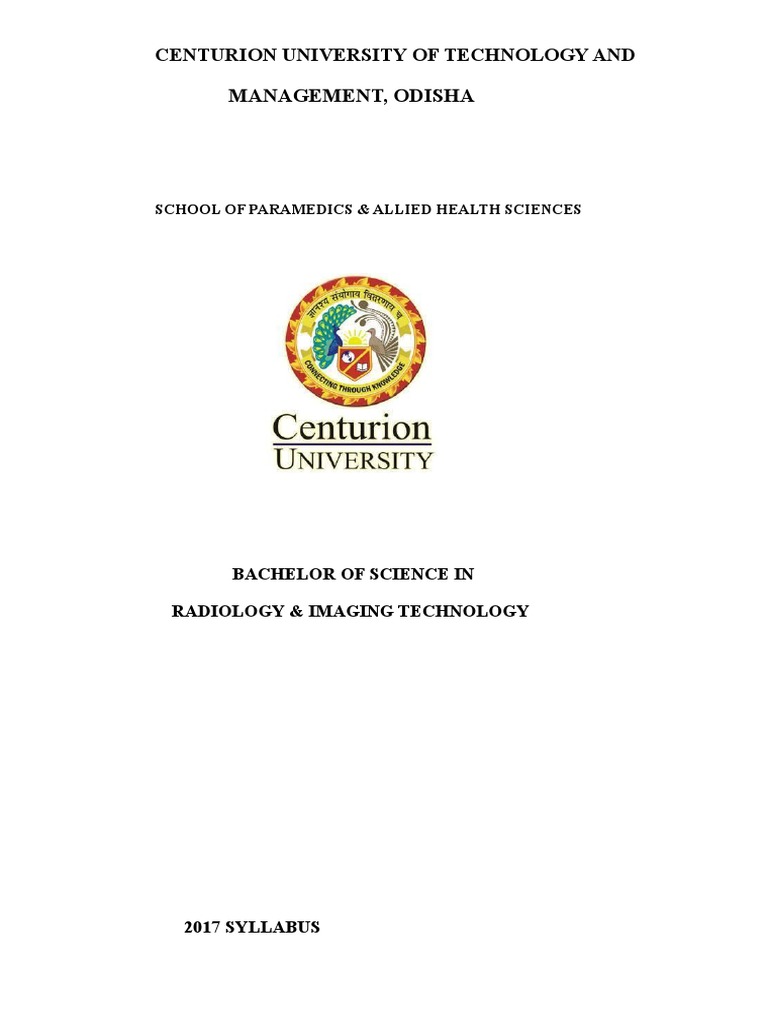 BSC RADIOLOGY Syllabus7 Modules PDF Cell (Biology) Medical Imaging