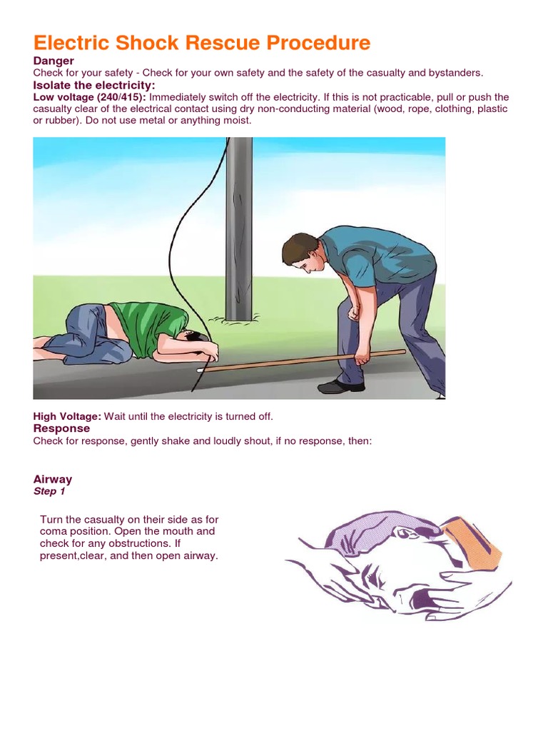 Electric Shock | PDF | Cardiopulmonary Resuscitation | Clinical Medicine