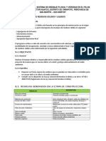 Mejoramiento Del Sistema de Drenaje Pluvial y Veredas en El PSJ