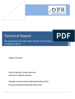 Denerolle 2011 Application of TVD to the Design Phase of 3 Hospital Projects