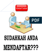 Sudahkah Anda Mendaftar