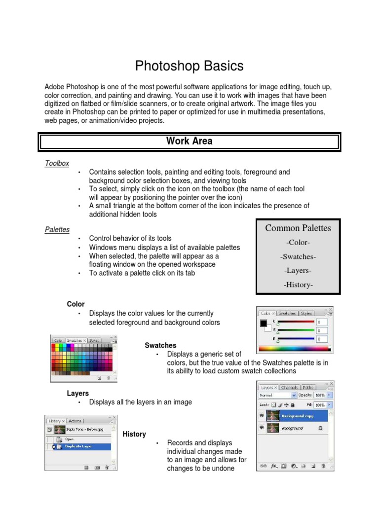 Basic Photoshop PDF | PDF | Adobe Photoshop | Imaging