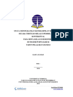 Contoh Karil UT PGSD - Karya Ilmiah Kelas II Pembelajaran Kontekstual