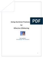 Using Zachman Framework For Effective Off Shoring