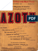 Azoth, October 1919