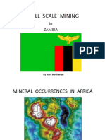 Small Scale Mining in Zambia
