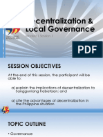 Module 1 Decentralization and Local Governance