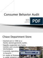 Consumer Behavior Audit