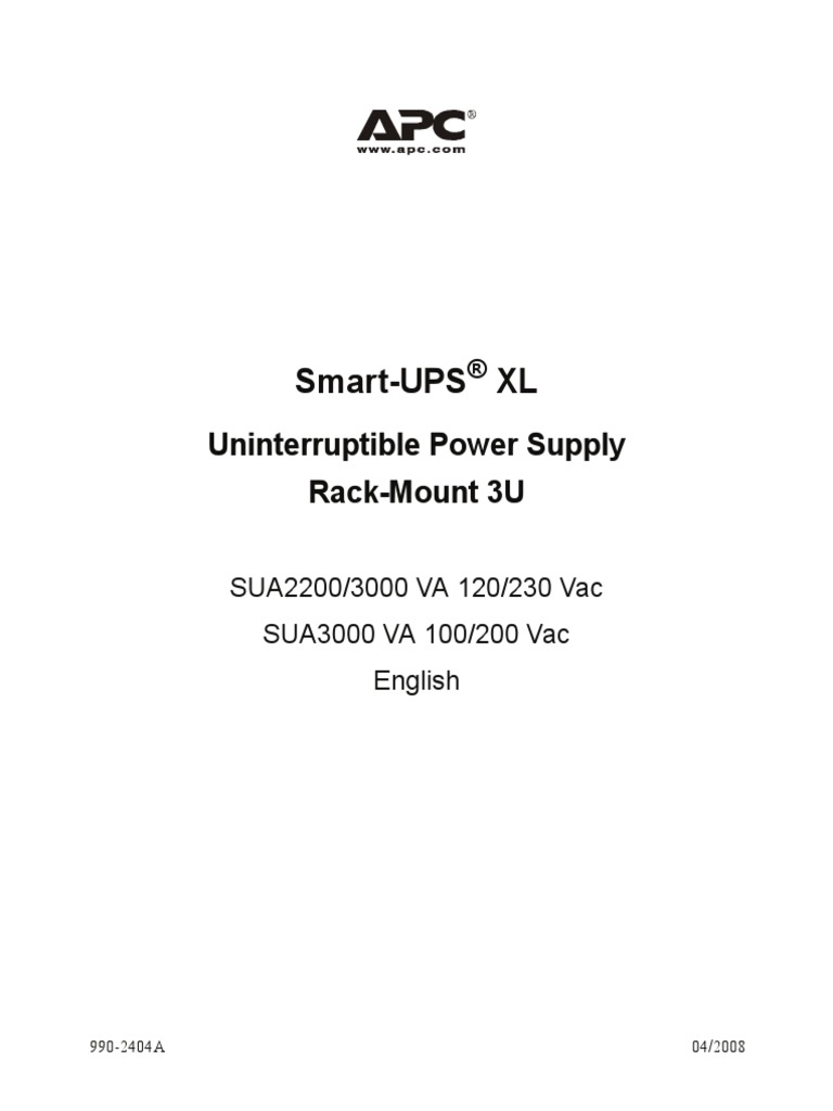 SUA3000RMXL3U Download Free PDF Electrical Connector Battery