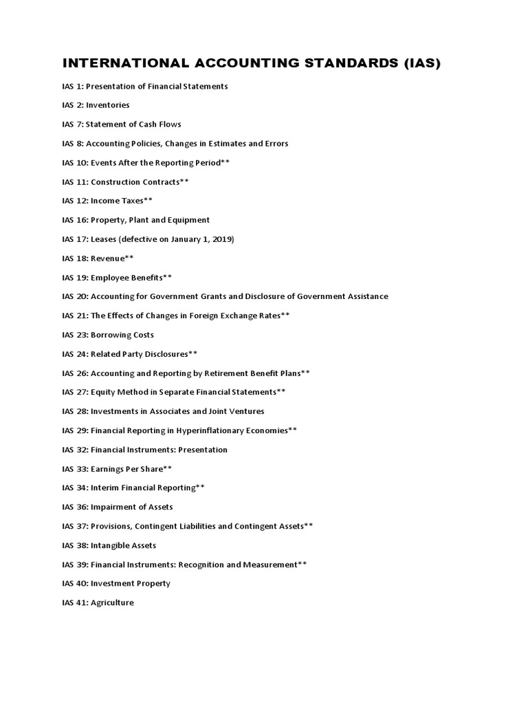 Financial Accounting Summary of Notes | PDF | International Financial ...