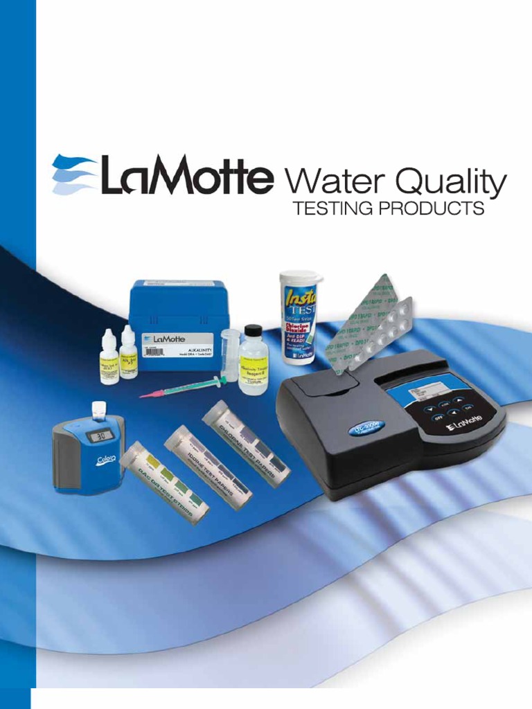 2010 LaMotte Water Quality Testing Products Catalog PDF Titration