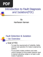 Introduction To Fault Diagnosis and Isolation (FDI) : by Hariharan Kannan