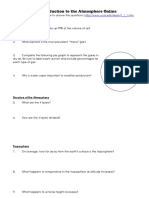 Introduction To The Atmosphere Online: Atmospheric Properties