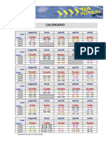 Poule Calendário Jogos TIA 2017